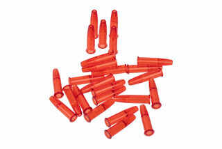 25 pack of Tipton Snap Caps 22 Rimfire dummy rounds feature a red color